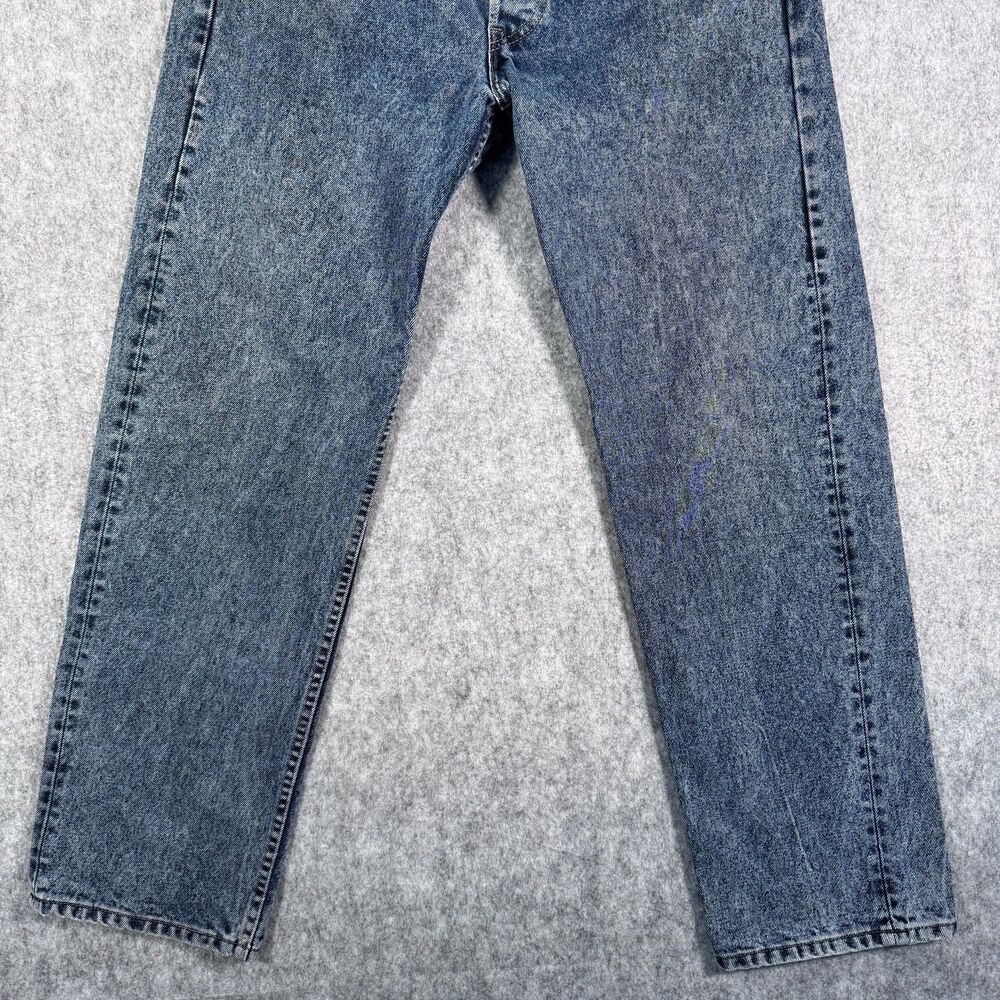 VTG Levis 501XX Jeans Mens 36x32 Measures 32x31 Blue Acid Wash Denim Y2K - Picture 3 of 14